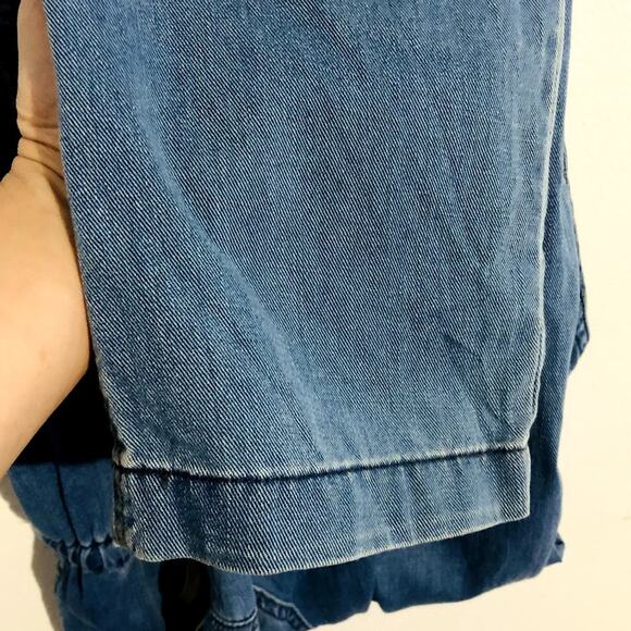 Aritzia Wilfred Free Valletta Overalls Cropped Jumpsuit Indigo Blue Small - Picture 8 of 10